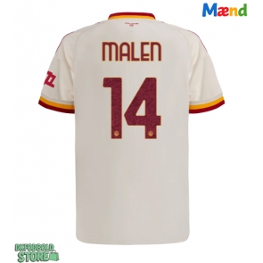 AS Roma Donyell Malen #14 Replika Udebanetrøje 2026-27 Kortærmet